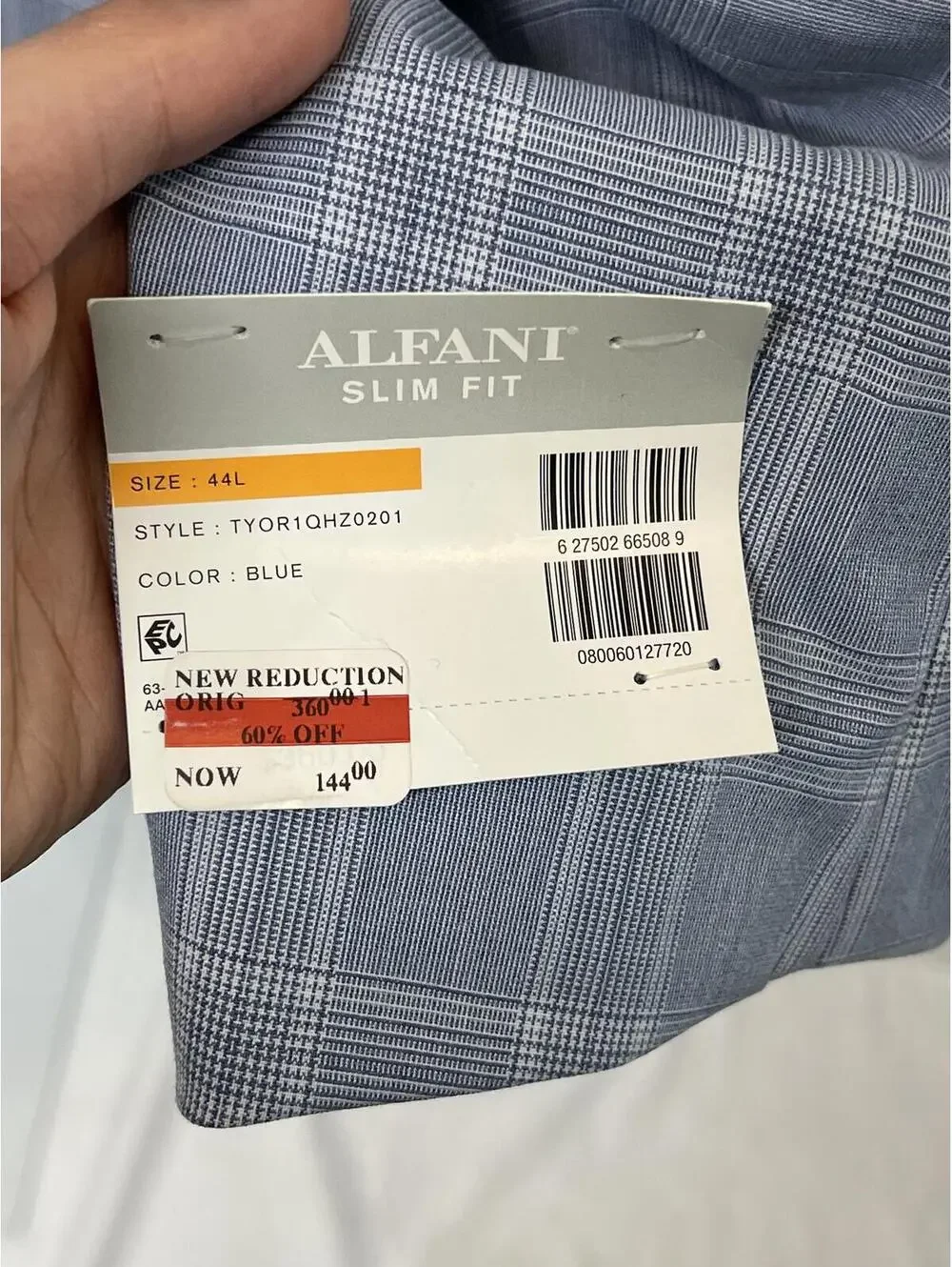 Alfani Men's Slim-Fit Plaid Suit Jacket